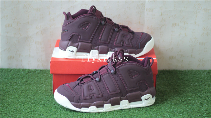 Nike Air More Uptempo Maroon Wine Red